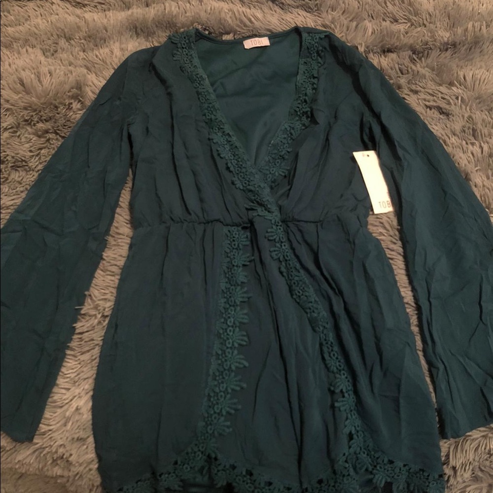 Teal romper